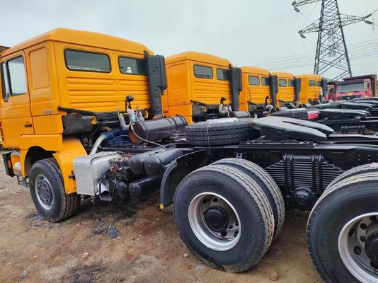 Radialbanden Shacman Tractor Truck F3000 400L 336-420HP 50 met oranje stoelen≤5