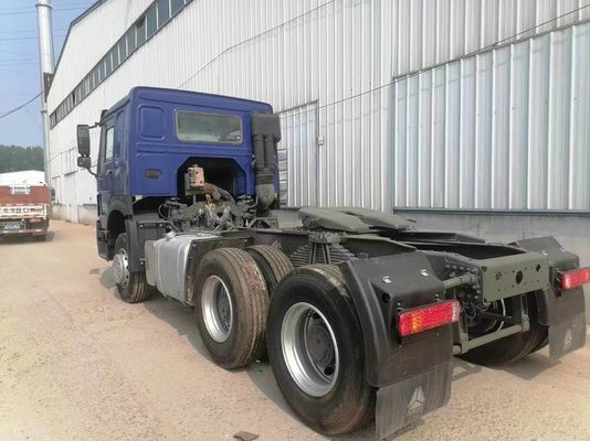Verkoop 6×4 aandrijflijn Sinotruk Traktor Truck met 4-6L motorcapaciteit in blauwe kleur