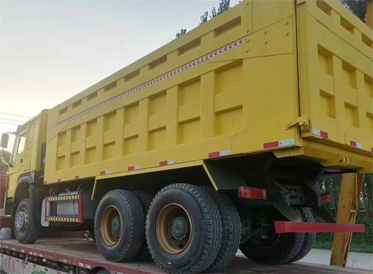 10 banden Sinotruck HOWO 6*4 Tweedehands Dump Truck Front Lifting Style Uitstoot Euro 3/4/5