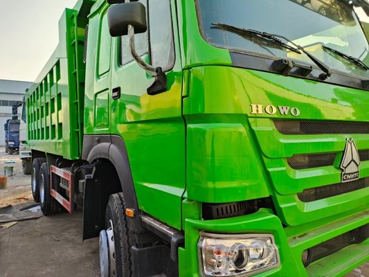 Na-verkoopservice gegarandeerd HOWO 375HP 6*4 dumptruck met buisloze banden