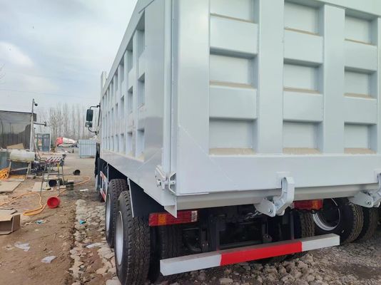 Handgeschakelde transmissie 420 pk Witte Sinotruk HOWO 8*4 Dump Truck Tweedehands Truck Euro 2/3/4/5