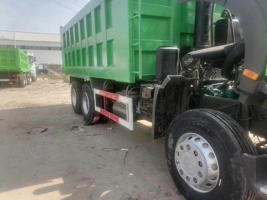 Handgeschakelde transmissie type 12.00r20 band tweedehands Sinotruck HOWO 6*4 Dump Truck 10 banden