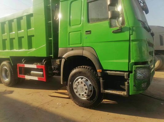 Handgeschakelde transmissie type 12.00r20 band tweedehands Sinotruck HOWO 6*4 Dump Truck 10 banden