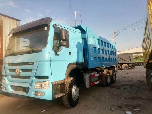 Sinotruck HOWO 6*4 Dump Truck Pauwblauw met radialbanden