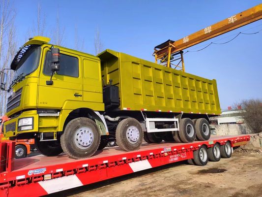 Shacman 8X4 12 wielen Gebruikt 50 ton 60 ton zware dumptruck 351-450 pk