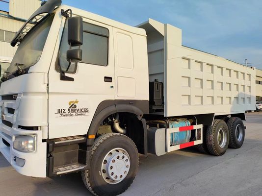6×4 Front Lifting Style Dump Truck 351-450 pk tweedehands Sinotruck HOWO 10wheeler Wit