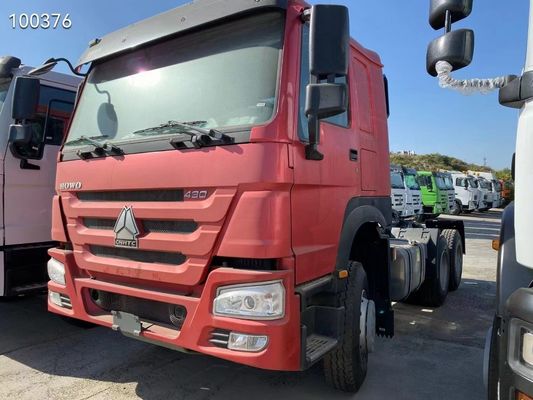 Handgeschakelde versnellingsbak HOWO 6*4 Traktor Truck 375HP 371HP 10banden Heavy Duty Trailer Head