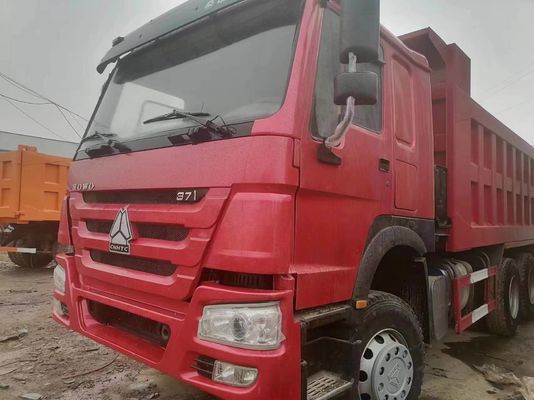 Sinotruk HOWO 6X4 Truck 371HP 10 wielen Gebruikte dumptrucks met een motorcapaciteit van 6-8L