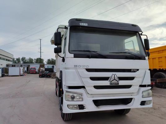 Sinotruck HOWO 6*4 Tweedehands witte U-type dumptruck met handgeschakelde transmissie