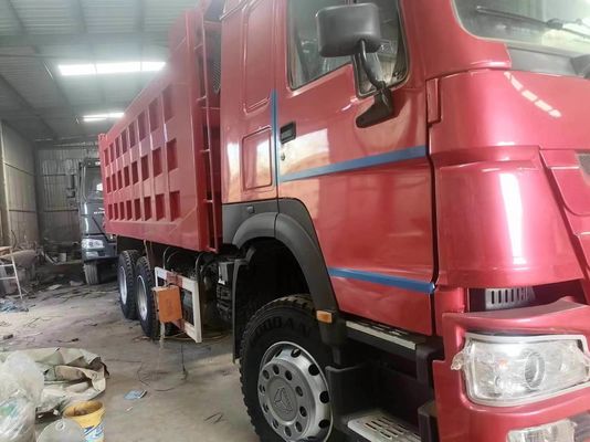 Sinotruk HOWO 6X4 371HP Dump Truck Tipper Dumper met rode kleur HOWO aandrijflijn 6×4