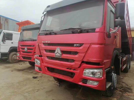 Sinotruk HOWO 6X4 371HP Dump Truck Tipper Dumper met rode kleur HOWO aandrijflijn 6×4