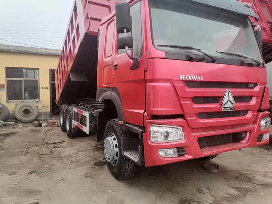 10 tot 15 ton bruto voertuiggewicht handgestuurde transmissie Sinotruk HOWO 6*4 dumptruck 371 pk 10 banden