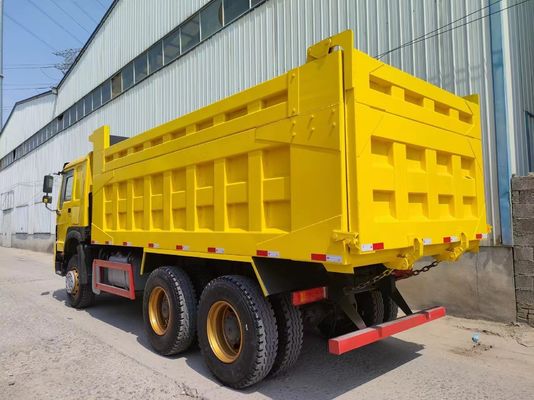 Radialbandenontwerp Sinotruck HOWO 6*4 Dump Truck Tweedehands Truck 10banden Tipping Truck