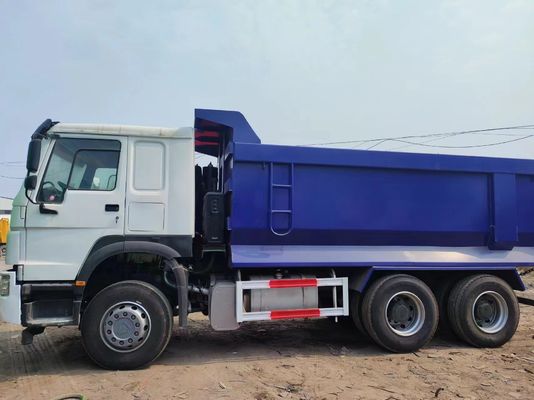 6X4 375 pk U-Share tweedehands HOWO Dump Truck Motor Capaciteit 6-8L Paardenkracht 351-450 pk