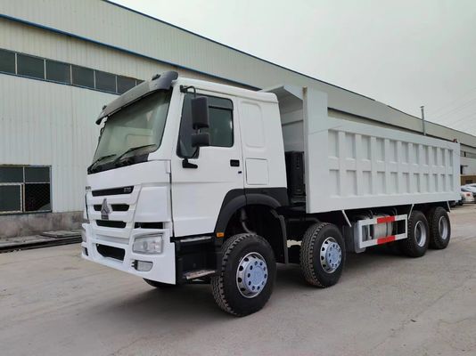 Radial bandenontwerp 375 pk Sinotruk 12 wielen HOWO 8 * 4 dumper voor wit transport