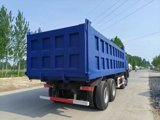 Handgeschakelde transmissie 371 pk Sinotruk HOWO Tipper Truck 10 banden 6X4 Dumper Gebruikte dumptruck