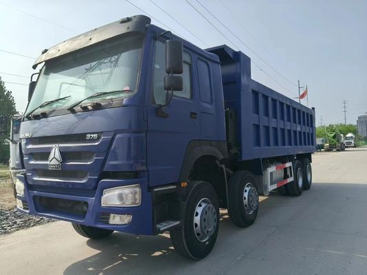 Gebruikte HOWO Dump Truck 8X4 12 banden Tipper Trucks voor langeafstandstransport