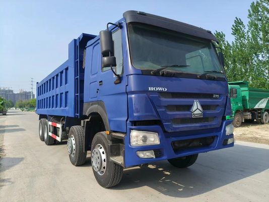 12 banden kantelbussen 8X4 Gebruikte HOWO-dumpbus met GCC-certificering
