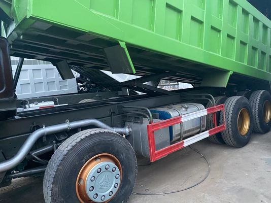 12 wielen gebruikt HOWO Dump Truck Radiale banden ontwerp Tweedehands Truck