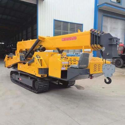 CE-certificering 8t Mini Crawler Spider Crane voor het tillen in bouwmaterialenwinkels