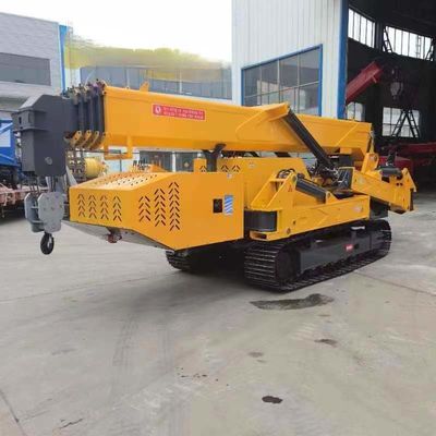 CE-certificering 8t Mini Crawler Spider Crane voor het tillen in bouwmaterialenwinkels
