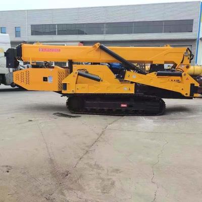 CE-certificering 8t Mini Crawler Spider Crane voor het tillen in bouwmaterialenwinkels