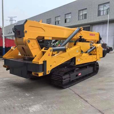 CE-certificering 8t Mini Crawler Spider Crane voor het tillen in bouwmaterialenwinkels