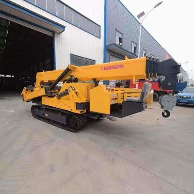 CE-certificering 8t Mini Crawler Spider Crane voor het tillen in bouwmaterialenwinkels