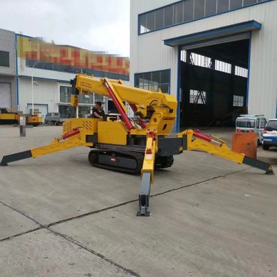360 graden hydraulische slewing constructie lifter getraceerd mini 8 ton spin kraan met aangepaste kraan jib
