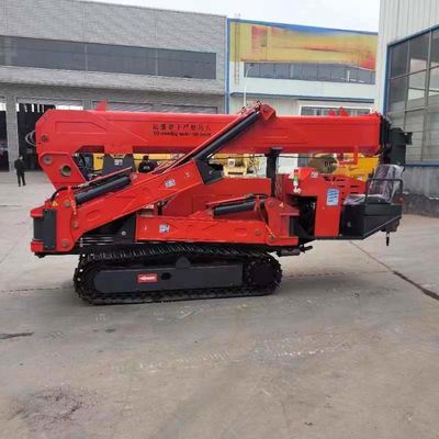 Mobiele opvouwbare 5 ton diesel spin kraan met 4600*1430*2170mm maat
