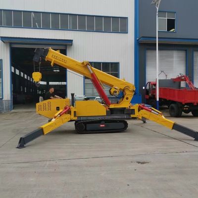 Grote promotie mobiele spin kraan 5 ton met aangepaste kraan Jib en CE-certificering