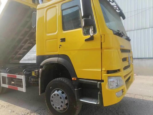Dump Truck 10 Wheeler Yellow HOWO Sinotruk 6X4 Mining Truck met 351-450 pk