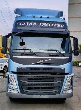 Volvo FM 420 aanhangwagen met radiale banden en 351-450 pk