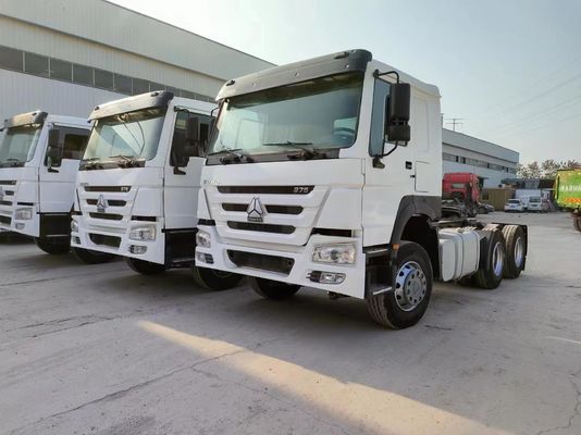 Mechanische Dieselbrandstof Wit Sinotruk HOWO 6*4 Traktor Truck Manuele versnellingsbak