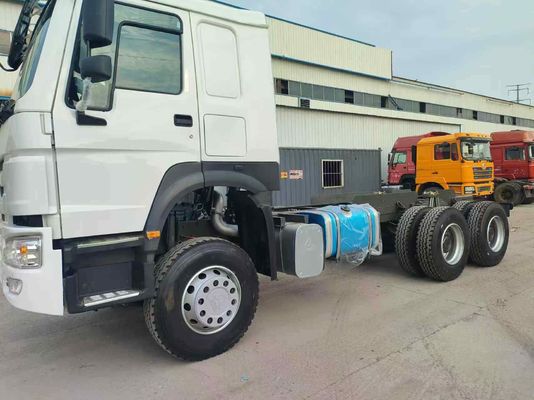 Paardenkracht 351-450 pk Gebruikte Sinotruk HOWO 6*4 Traktortruck 12.00r20/12r22.5/315.80-25