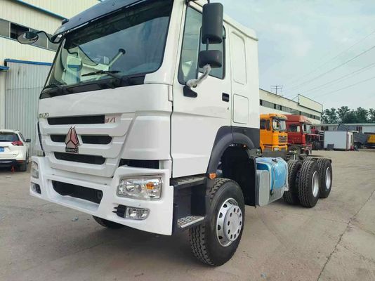 Paardenkracht 351-450 pk Gebruikte Sinotruk HOWO 6*4 Traktortruck 12.00r20/12r22.5/315.80-25