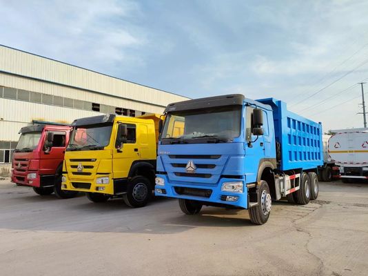 Constructie-dumptrucks Voorste opheffingsvorm HOWO 6*4 Tipper Truck 8500x2500x3600mm