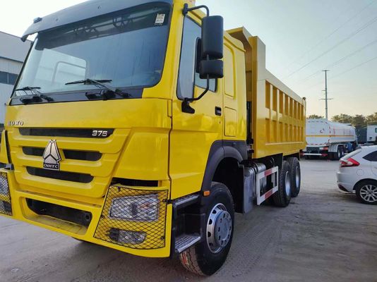 Constructie-dumptrucks Voorste opheffingsvorm HOWO 6*4 Tipper Truck 8500x2500x3600mm