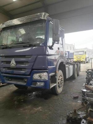 Traktortruck met een motorcapaciteit van 6-8L 375 pk 6X4 Sino Traktorhoofdtruck