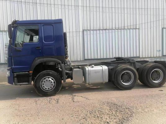 Blauwe Sinotruk HOWO 6X4 10 wielen gebruikte trekker met een krachtig sleepvermogen