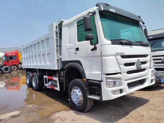 10 banden 12.00r20 Sinotruck HOWO 6*4 Dump Truck Tweedehands Truck Manuele transmissie