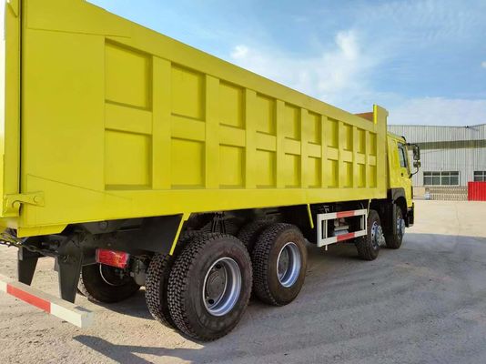 12 wielen Sinotruk HOWO 8*4 voorste lift-stijl dumptruck handgeschakelde transmissie