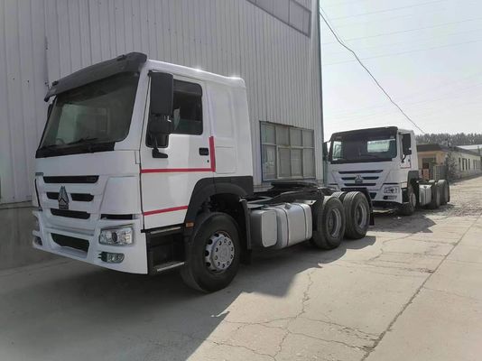 Handgeschakelde transmissie type 420 pk Sinotruk HOWO 6*4 Traktortruck met Weichai motor