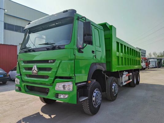 Sinotruk HOWO 8*4 Dump Truck 375HP Groen Kleur 10500 x 2600m x 3400mm