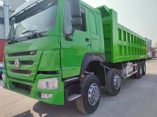 Sinotruk HOWO 8*4 Dump Truck 375HP Groen Kleur 10500 x 2600m x 3400mm