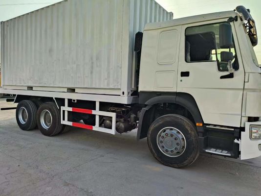 6*4 Radiale banden ontwerp Sinotruck HOWO Wit tweedehands vrachtwagen 10 banden voor aandrijving