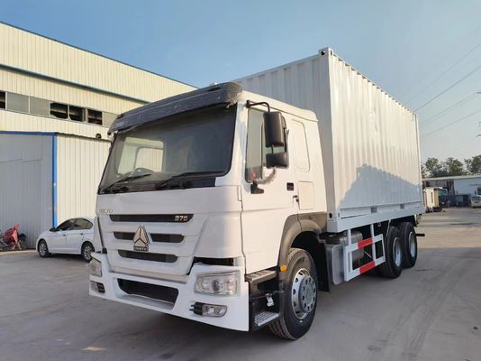 6*4 Radiale banden ontwerp Sinotruck HOWO Wit tweedehands vrachtwagen 10 banden voor aandrijving