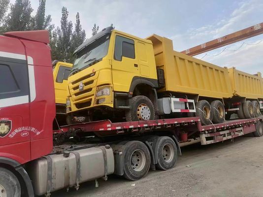 6-8L motorvermogen HOWO Truck 20 3050 70-100 Ton 6X4 371HP Tipper Gebruikte dumpertrucks