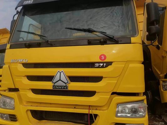 20-100 ton 6X4 371 pk Sinotruck HOWO Gebruikte dumptrucks met ISO-bandcertificering