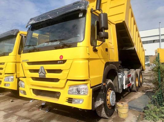 20-100 ton 6X4 371 pk Sinotruck HOWO Gebruikte dumptrucks met ISO-bandcertificering